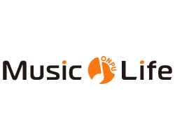Music♪Life（ミュージックオンプライフ）のロゴ（ローディング画面用）